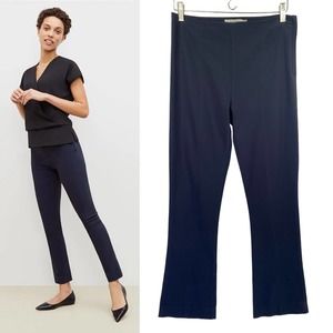 MM. Lafleur The Foster Dark Navy Blue Size 8 Straight Leg Trouser Pant Women's